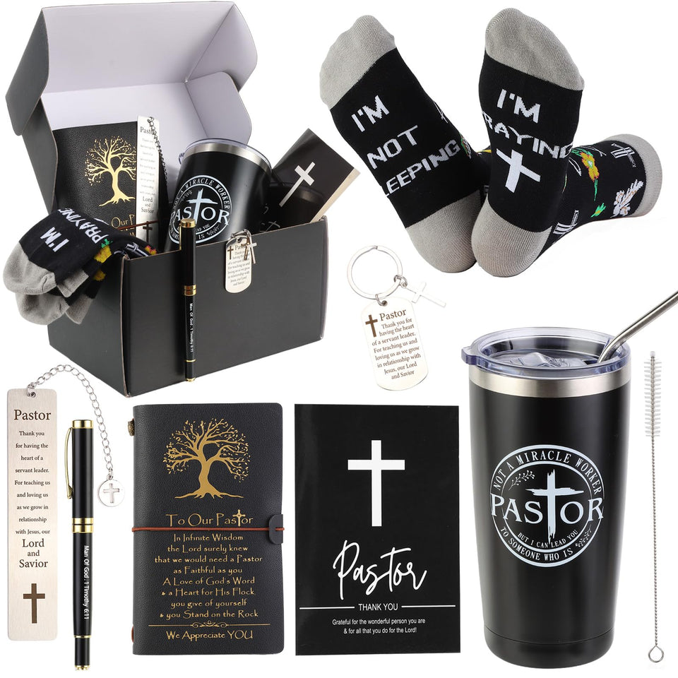 Bayelove Pastor gift set thermos keeps beverages warm during long services