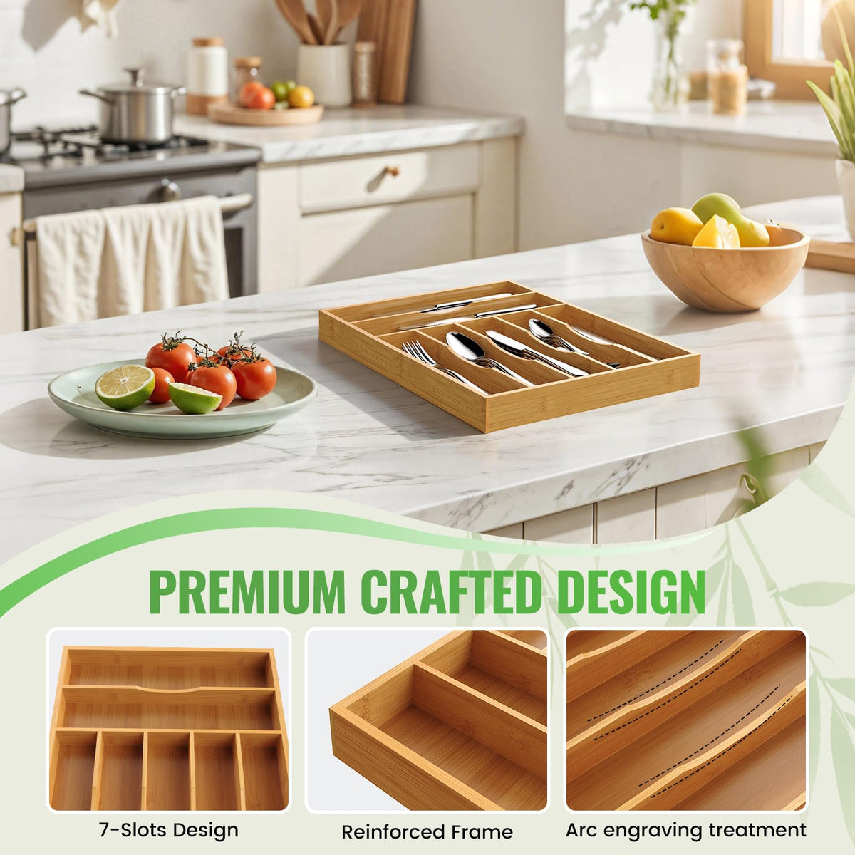 Easy to clean Bayting organizer stays pristine after daily use.