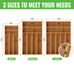 Bayting sleek kitchen drawer setup for clutter-free spaces.