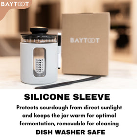 Baytoot thermometer lets you monitor dough activity accurately.