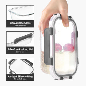 BAYZZ airtight snap lids prevent leaks and keep meals fresh during transport