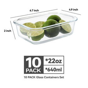 BAYZZ versatile 10-pack for meals, salads, sauces, and leftovers