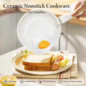Bazova ultra nonstick surface in action for minimal oil