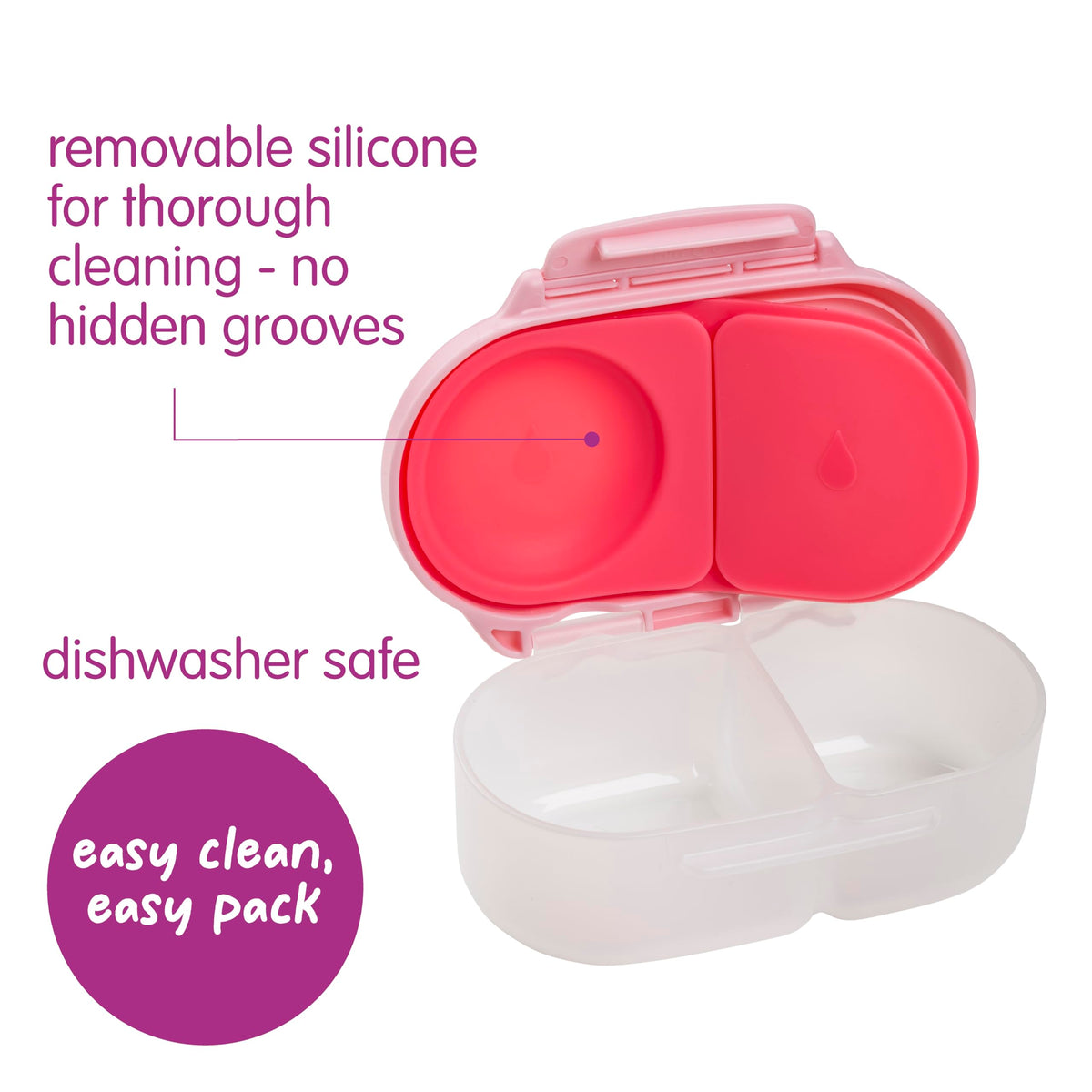 bbox snack box color system matches hydration bottles for coordinated meals
