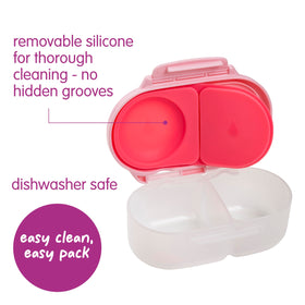 bbox snack box color system matches hydration bottles for coordinated meals