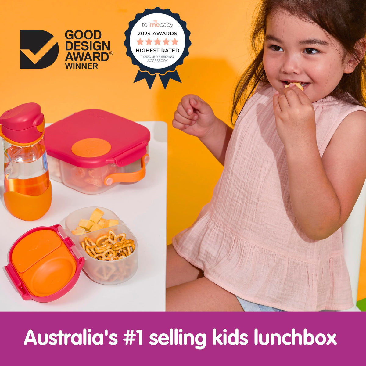 bbox Snack Box in use during preschool lunches and trips