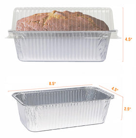 BBQMFG heavy-duty aluminum loaf pan showing durability and 2lb capacity