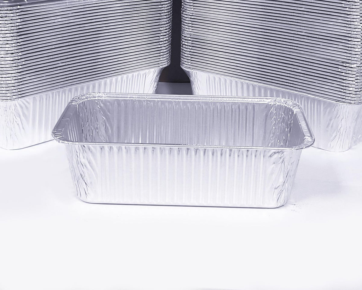 BBQMFG loaf pans ready for baking and storage applications
