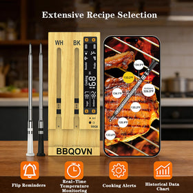 BBQOVN app provides reminders and recipes for guided grilling.