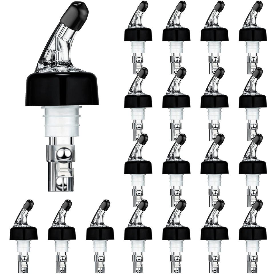 BBTO automatic measured pourer with clear spout for precise 1 oz pours