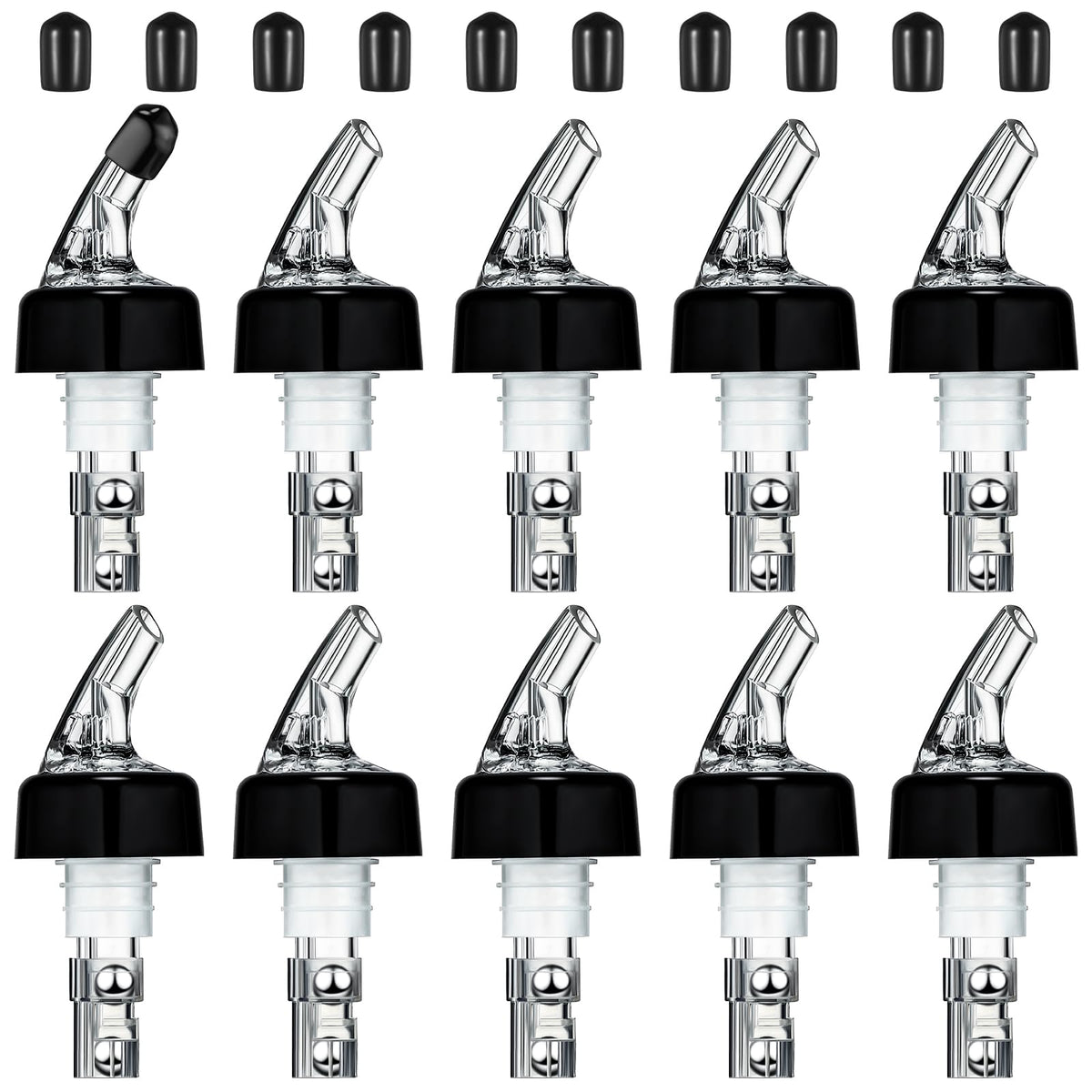 BBTO automatic measured pourer spout with 1oz precision for clean pours