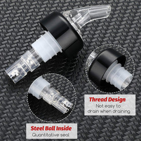 BBTO internal ball bearings ensure smooth pouring and consistent measurement