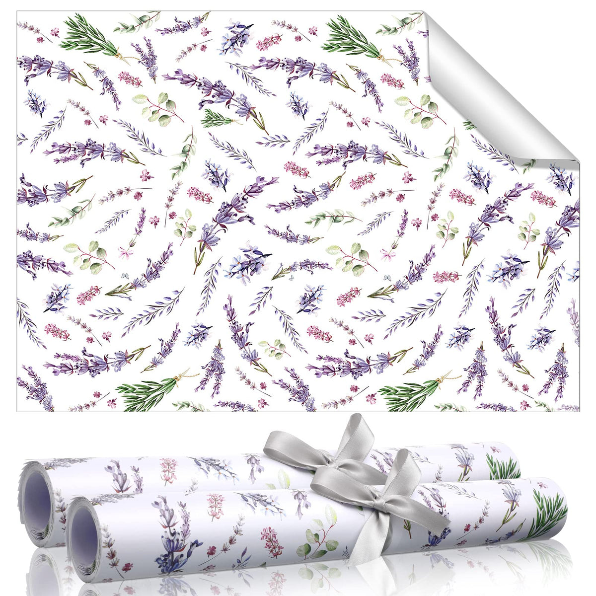 BBTO lavender drawer liner with a 40x56 cm pattern for stylish decor.
