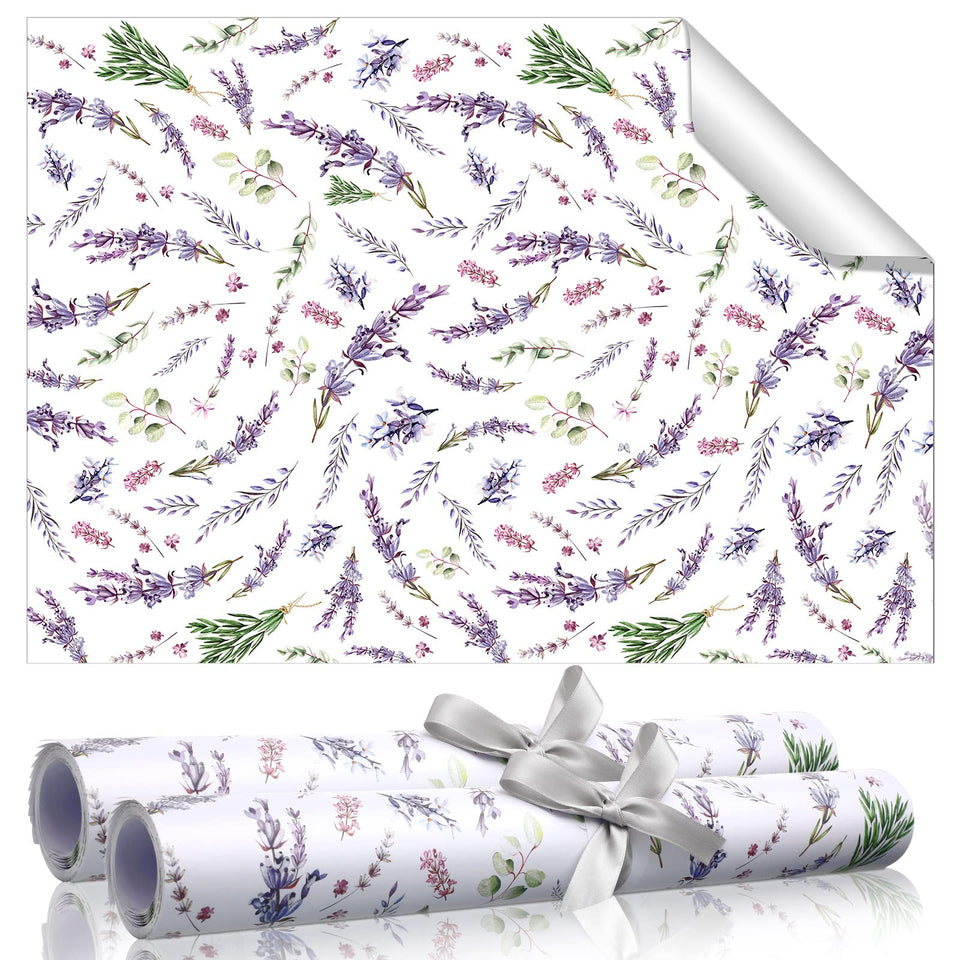 BBTO lavender drawer liner with a 40x56 cm pattern for stylish decor.