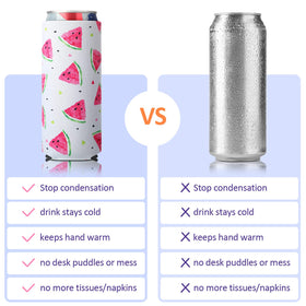 BBTO ocean sunset sleeve brings beach vibes and protects hands from cold cans.