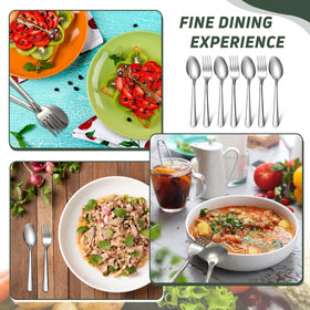 BBTO table setting with flatware matching kitchen decor