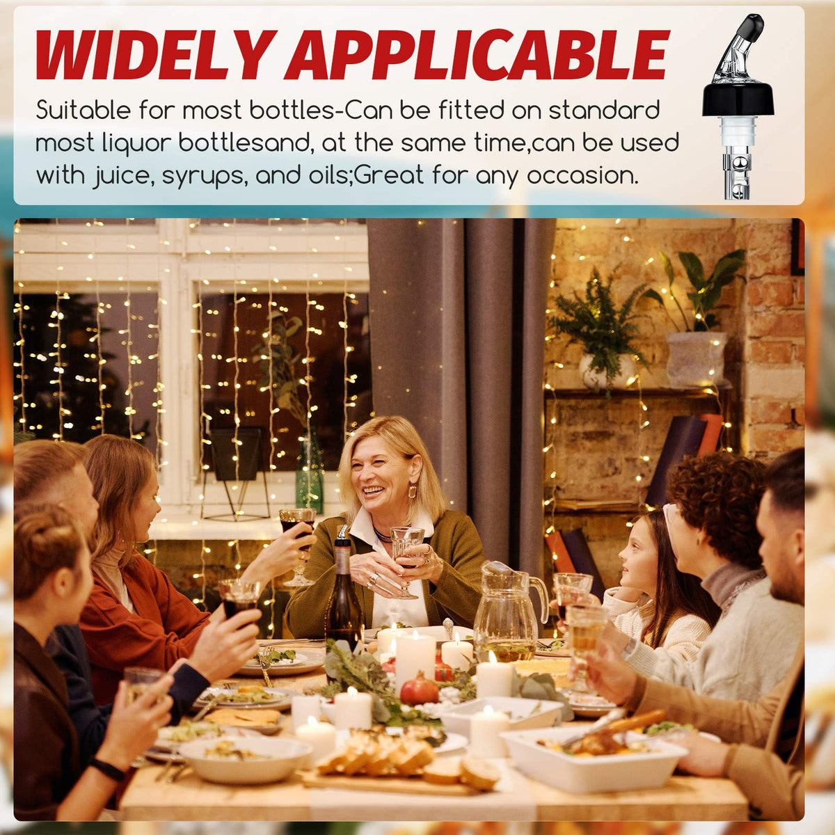 BBTO translucent cap pourer; easy to clean and reseal