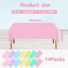 BCCSNNM rainbow pastel colors create a photogenic tablescape for events
