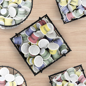 BCOZLUX countertop-organization solution keeps coffee bar clutter-free