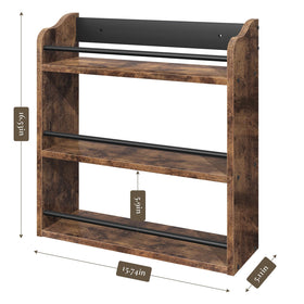 BCOZLUX pantry-mounted rack saving cabinet space.