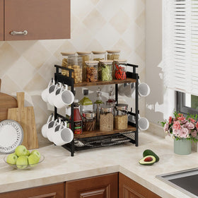 BCOZLUX sturdy iron and wood construction ensures durable home use.