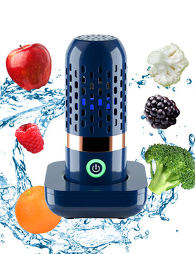 BCRTO OH-ion fruit cleaner in action gently cleans produce