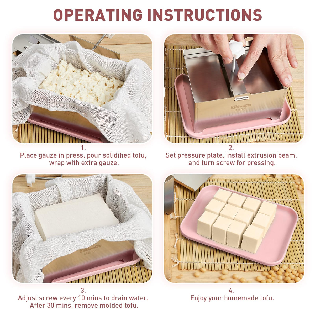 bd.Ai Tofu Press gift-pack image suggesting a thoughtful vegan kitchen gift