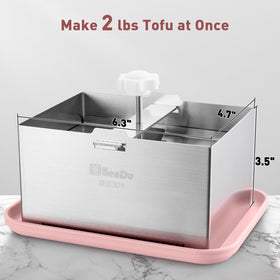 bd.Ai Tofu Press towel in use highlighting pressure distribution for firmer blocks
