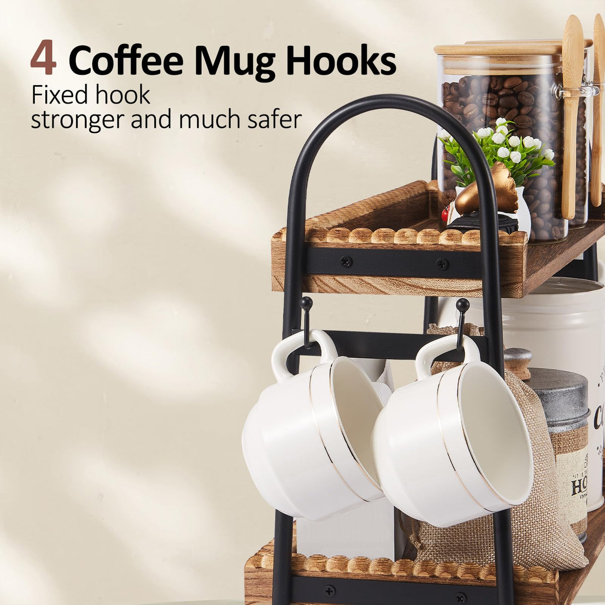 BDBDYEAY multifunctional station doubles as tea and snack organizer.