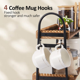 BDBDYEAY multifunctional station doubles as tea and snack organizer.