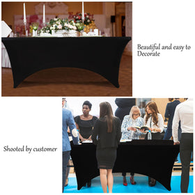 BDDC machine-washable care tablecloth simplifies cleanup after busy events.