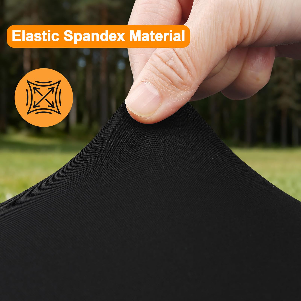 BDDC 6ft rectangle tablecloth demonstrates a tight hug around the table.