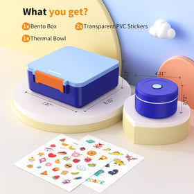 Beallets Bento Box removable compartments simplify cleaning