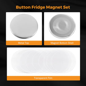 BeamNova back magnet 58mm provides strong hold for DIY magnets.