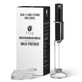 Bean Envy rechargeable milk frother wand for café-style foam at home