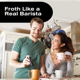 Bean Envy Stainless-Steel Wand delivers powerful, consistent froth