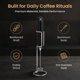 Bean Envy USB-C charging cable included with frother