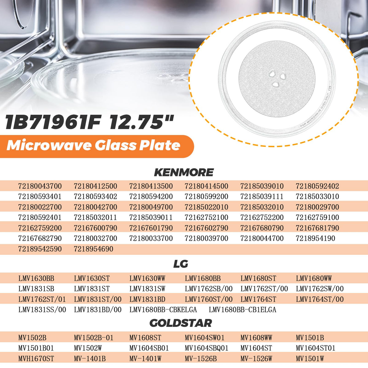 Beaquicy replacement part 1B71961F fits multiple models for convenient repair.