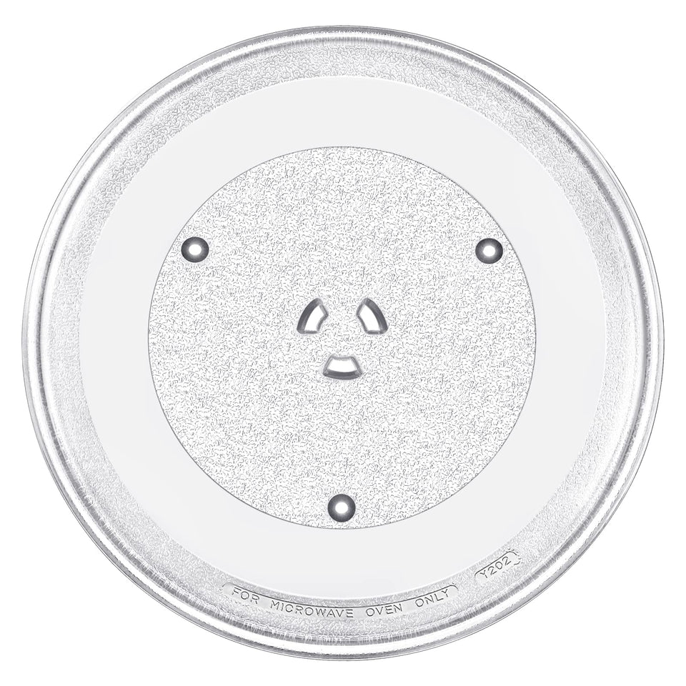 Beaquicy 13-1/2-inch microwave glass turntable improves even heating for faster meals.