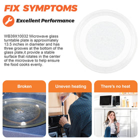 Beaquicy compatible turntable fits GE/Hotpoint models for reliable performance.