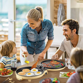 Bear 11.8 inch nonstick surface for easy release and quick cleanup