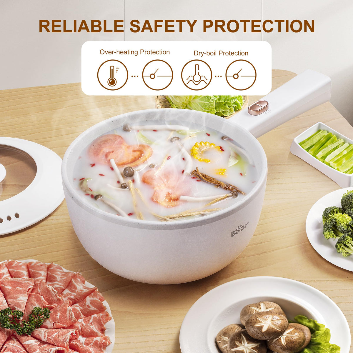 Bear Hot Pot Electric perfect for camping and picnics
