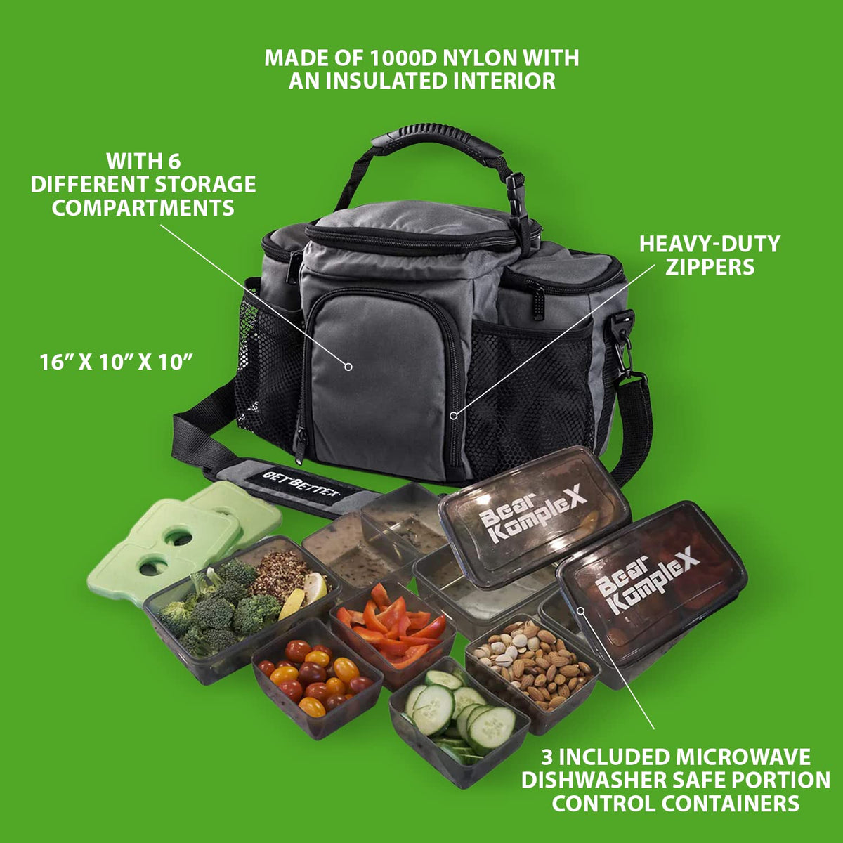 Bear KompleX durable nylon shell designed for travel and job sites