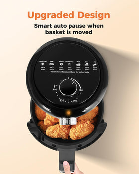 Bear Small Air Fryer easy-clean basket for fast meal prep.