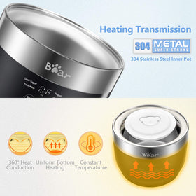 Bear Yogurt Maker smart timer display for precise fermentation timing.