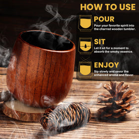BearSkill Charred Bourbon Glass gift packaging highlights ready-to-gift appeal.