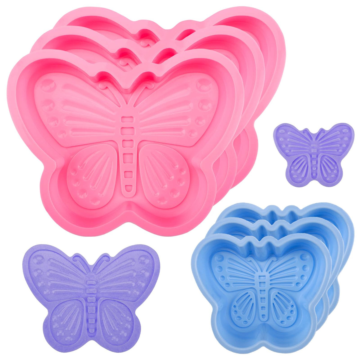 Beasea bear-lion-pig animal molds for easy soap and crafts.