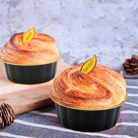 Beasea bakery-friendly foil cups with fast heat transfer for efficient baking.
