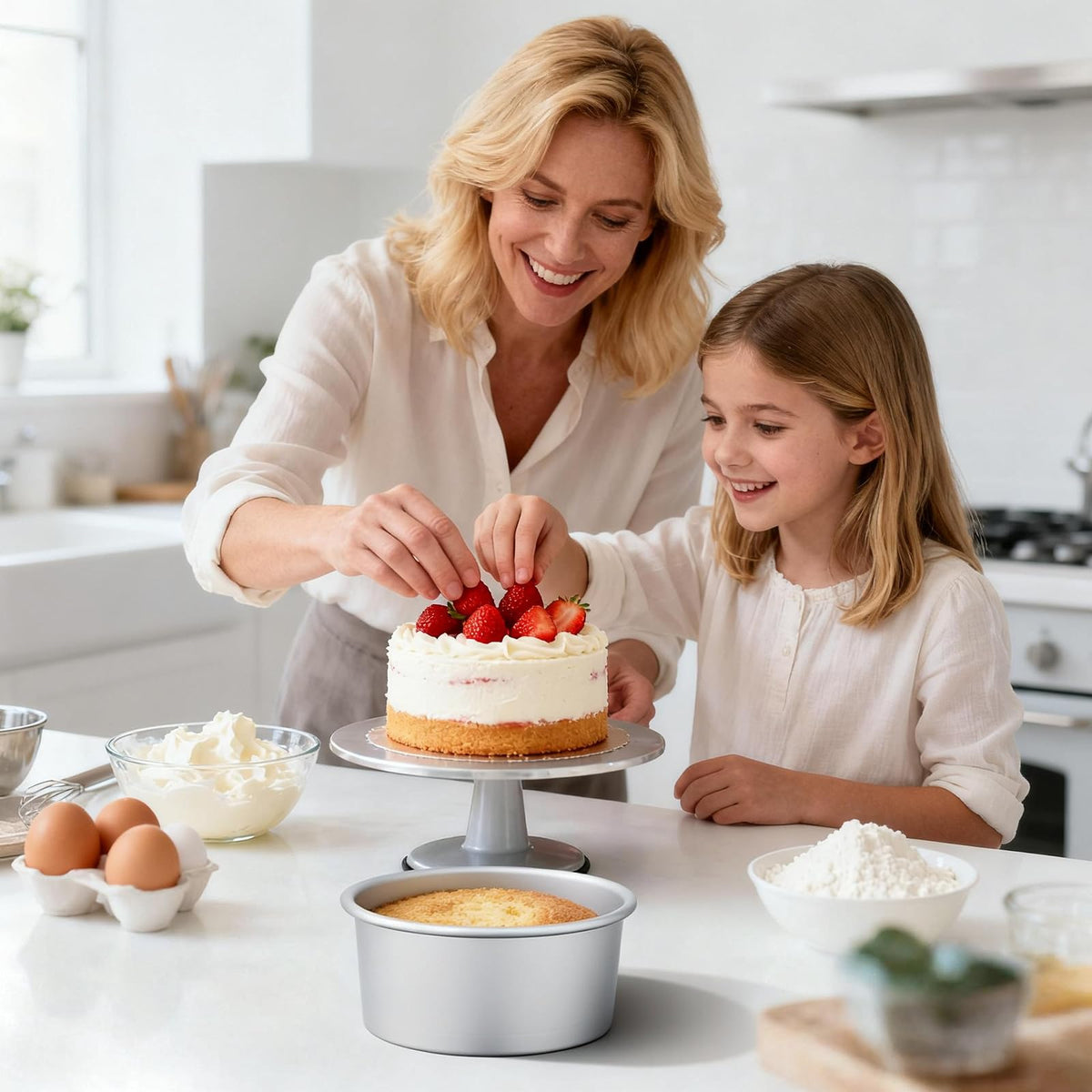 Beasea easy-clean removable-bottom pan for fast cleanup.