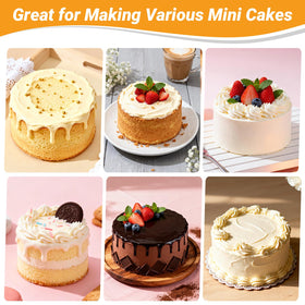 Beasea round pan for gelatin molds and desserts.